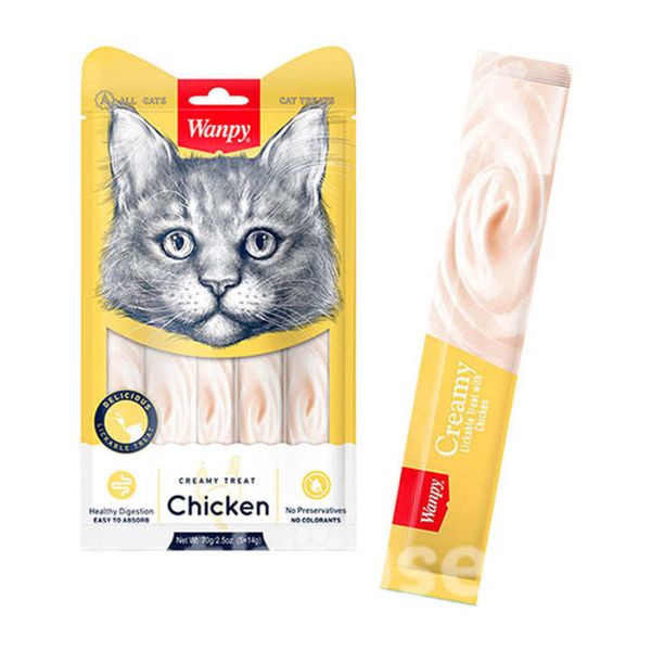 Wanpy Creamy Treat 5pc Pack 70g (5×14g)