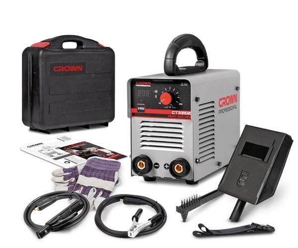 CROWN Professional Inverter DC MMA Welding Machine, 180-265V, 30-150A, 2.5-3.2mm; CT33102 IMC