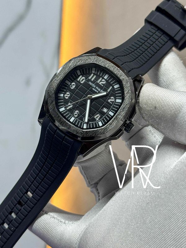 PATEK AQUANAUT BLACK DIAL BLACK CASE