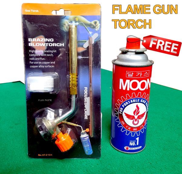 butane gas torch for BBQ - Flame Gun Torch - Gas welding tool- Tube gas Welding tool- with with free gas can