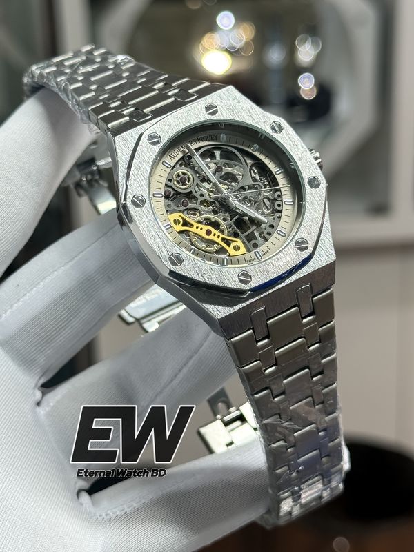 AP AUTOMATIC SILVER CHAIN GREY DIAL