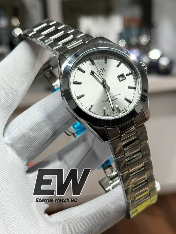 TISSOT QUARTZ SILVER DIAL SILVER CASE