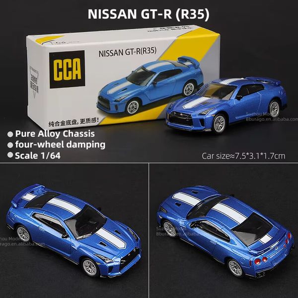 CCA 1:64 Nissan GT-R (R35) Alloy Model Car