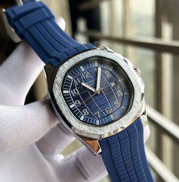 Patek None Chronograph Silver Blue