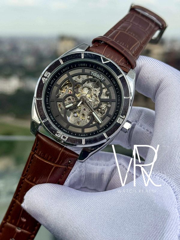 TISSOT AUTO BROWN BELT