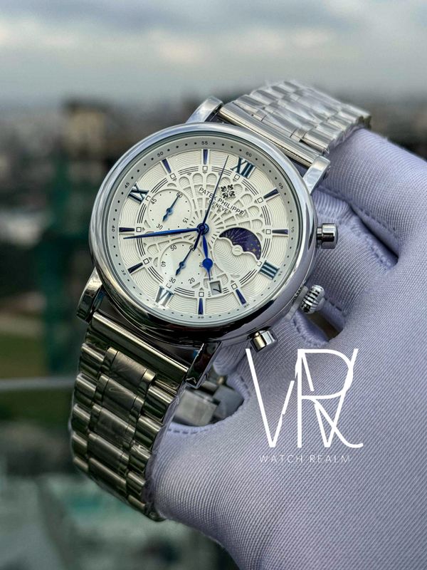 PATEK PHILIPPE MOONPHASE BLUE DIGITS
