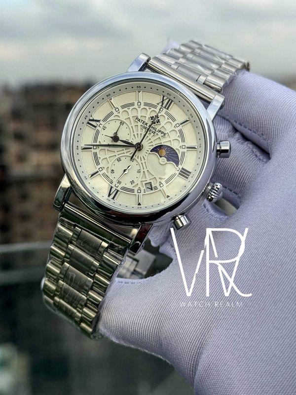 PATEK PHILIPPE MOONPHASE WHITE DIAL