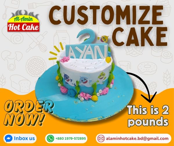 Baby shark cake