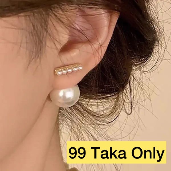 Pretty pearl elegant earring. Price 99 Taka only 🤍