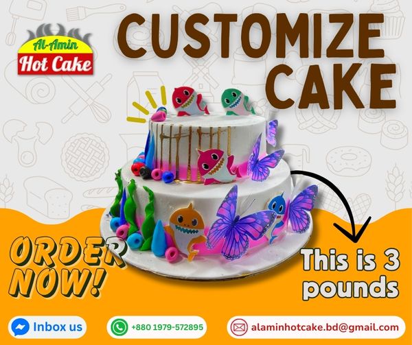 Baby shark cake