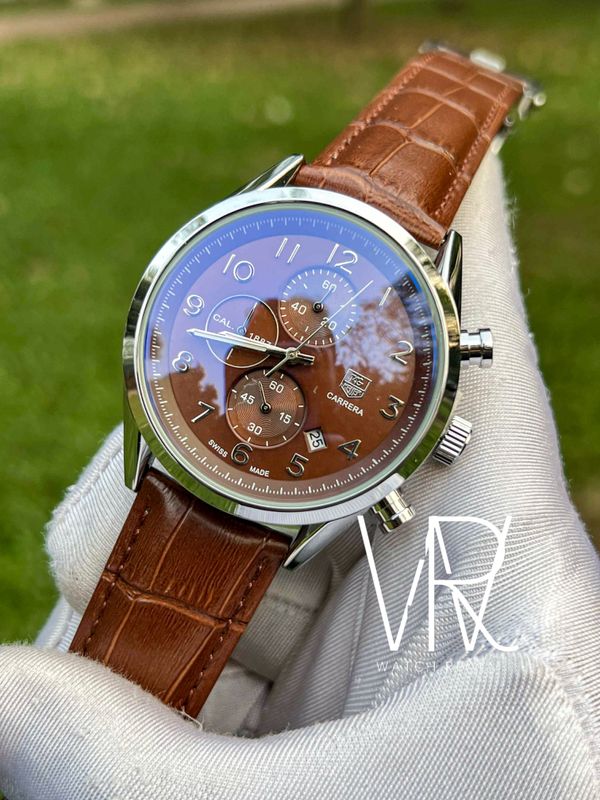 TAG HEUER 1887 BROWN BELT BROWN DIAL