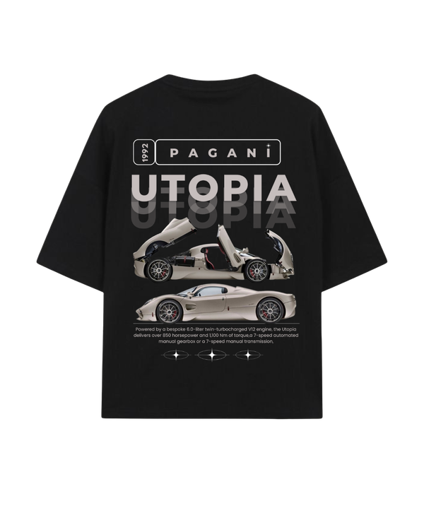 Pagani Utopia Oversized Tshirt - Black