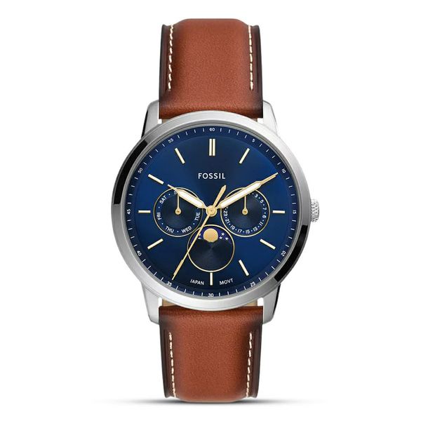 FOSSIL NEUTRA MOONPHASE MULTIFUNCTIONLEATHER STRAP WATCHFS5903