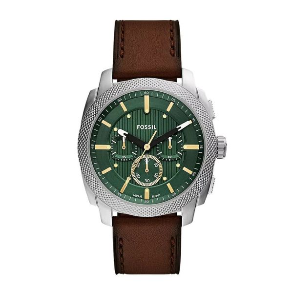 FOSSIL MACHINECHRONOGRAPH BROWNLEATHER WATCH FS6100