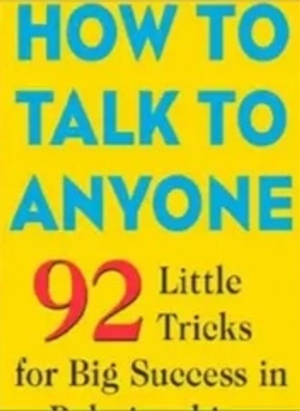 How to talk to Anyone 92