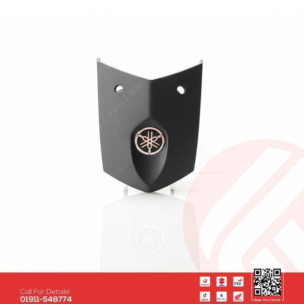 Cover-5 (Mat Black) for Yamaha FZS V2 (Armada Blue) bike.