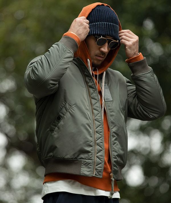 American-style MA1 pilot jacket