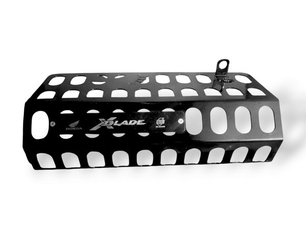 Premium Heavy Black Silencer Gourde For Honda X-Blade