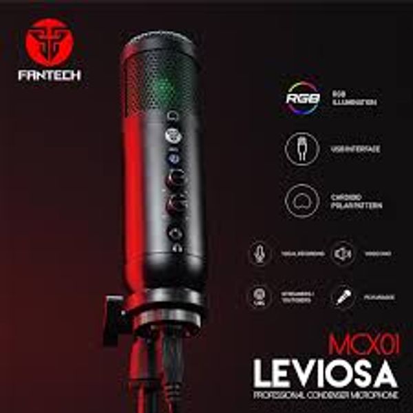 Fantech Leviosa MCX01 Professional RGB Condenser Microphone