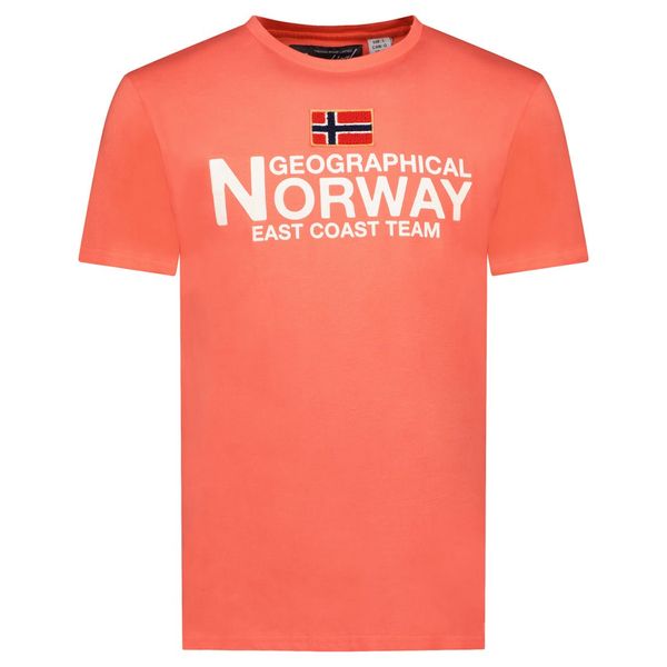 CORAIL MEN'S SHORT SLEEVED ROUND NECK T SHIRT CORAIL