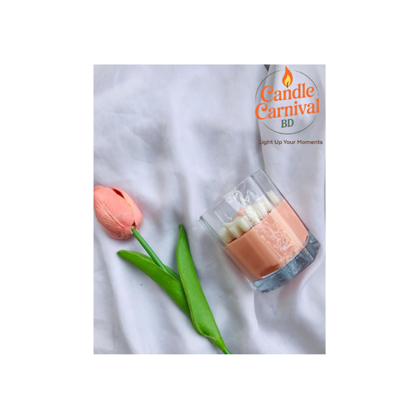 Daisy Flower Jar Candle ( Jasmine fragrance )