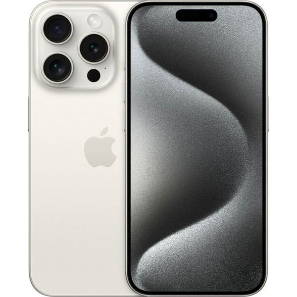 apple iPhone 15 Pro Max 512GB White Natural Titanium 5G With FaceTime - Middle East Version (all colour available)