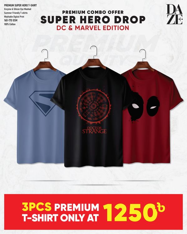 SH313 Super Hero Combo T-shirt