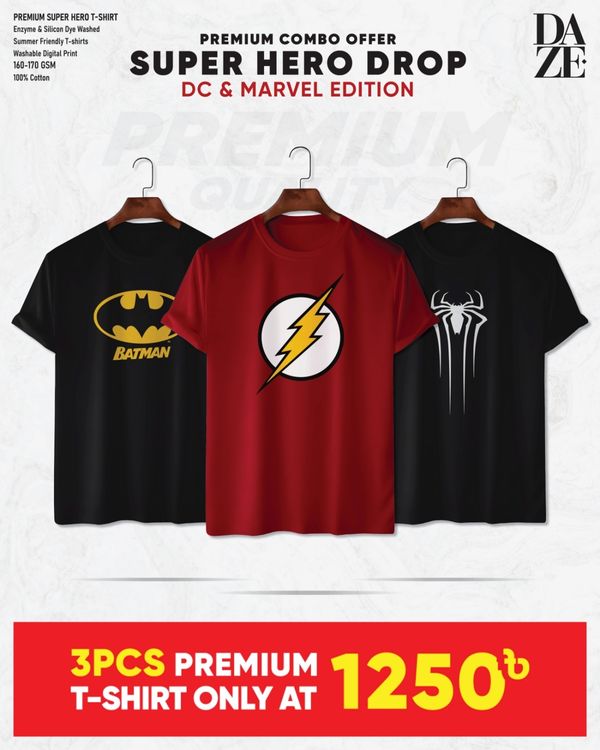 SH311 Super Hero Combo T-shirt