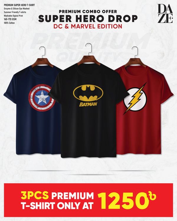 SH310 Super Hero Combo T-shirt