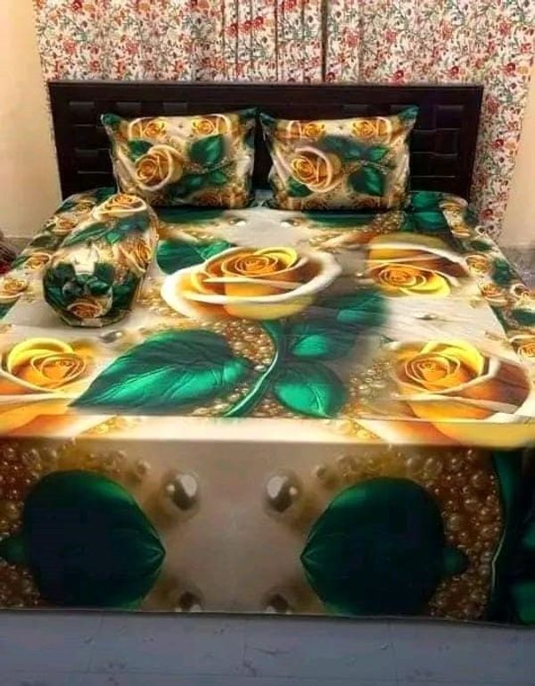Primium 3D Bedsheet Four Piece Set