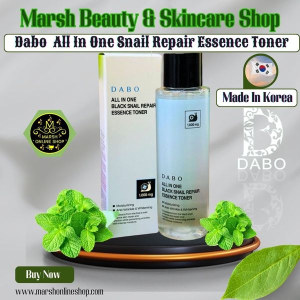 👉🔰Dabo All in One Black Snail Repair Essence Toner(100g)