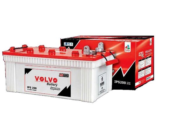 200AH VOLVO Supreme Rechargeable Lead Acid IPS Battery