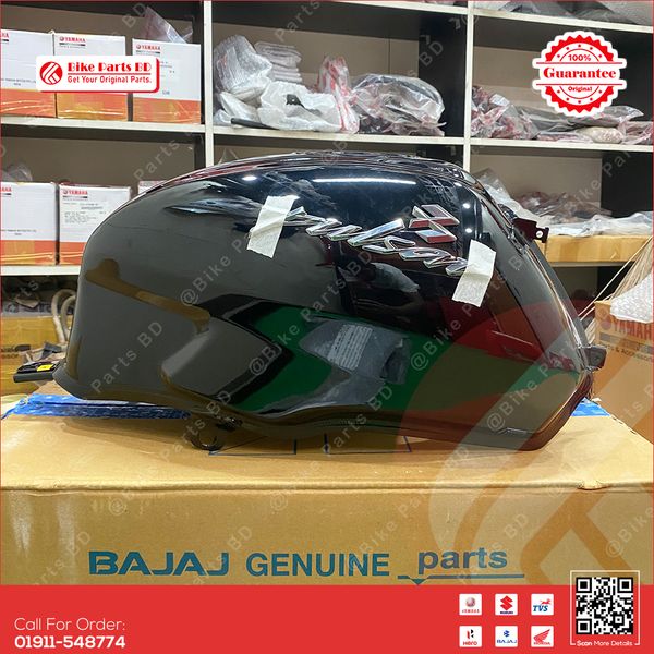 Fuel tank for BAJAJ Pulser UG4 (Single Disk, Black) bike.