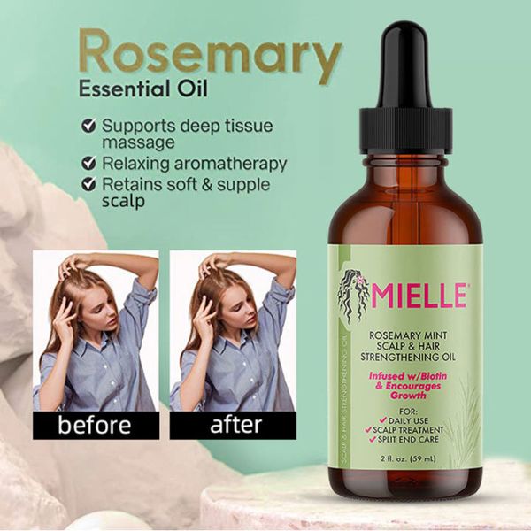 Rosemary Mint Scalp & Hair Strengthening Oil- 59ml - Image 5