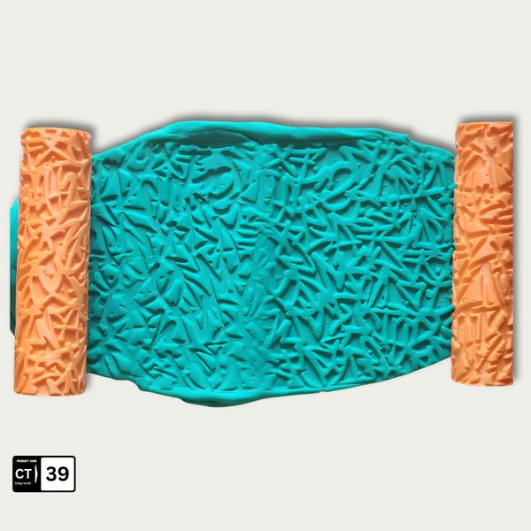 Abstract Texture Roller for Cookie, Chocolate, Fondant & Clay – Pattern Roller
