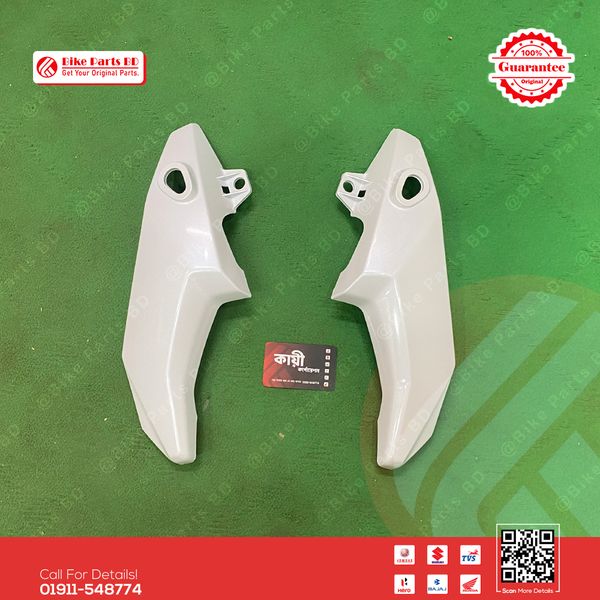 Air Guide Kan (White) for Yamaha Fazer V1 bike.