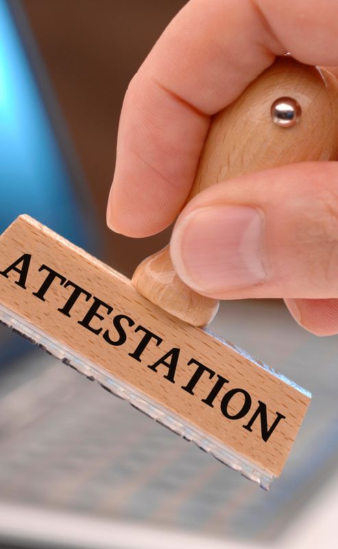 DOCUMENTS ATTESTATION