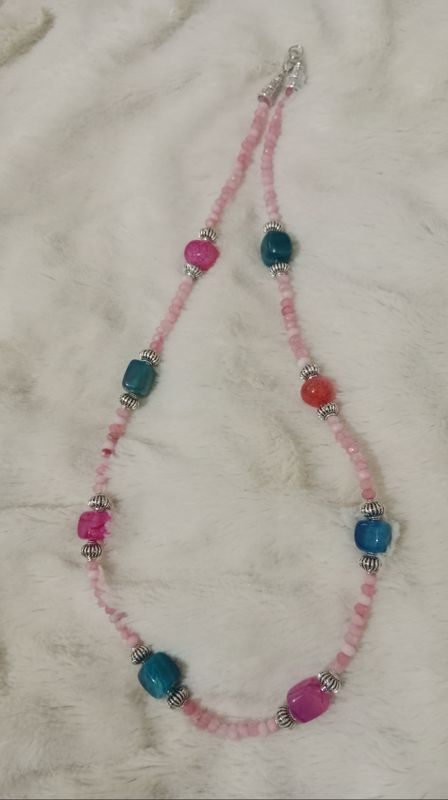 Real stone necklace