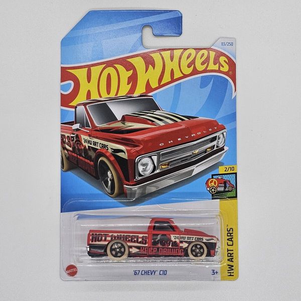 Hot Wheels '67 Chevy C10 from the HW Art Cars series.