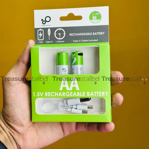 SmarToools RB20 AA 1.5V 2600mWh Rechargeable Battery ( 2 Pcs Set)