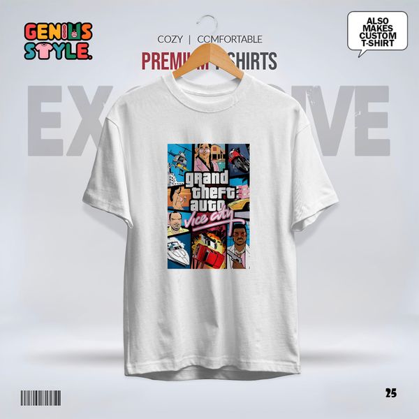 Grand Theft Auto Premium Drop Shoulder T-shirt - 25