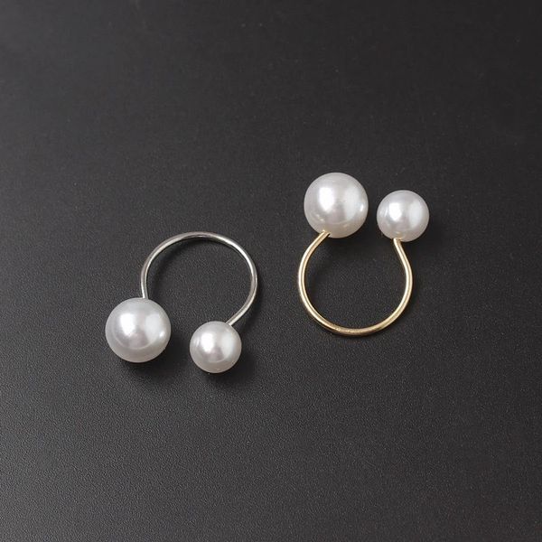 2 pieces pearl rings
