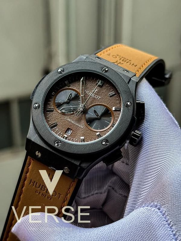 Hublot classic fusion black case biscuit belt biscuit dial v2
