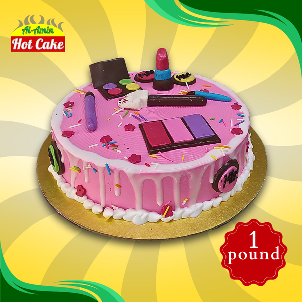 Makeup theme cakes