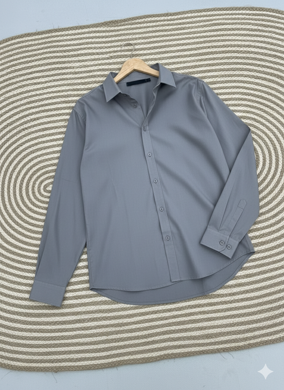 Micro stich shirt -Ash