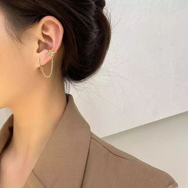 one sided golden ear cuf