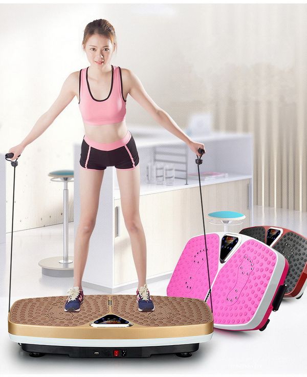 Body Slimming Vibration Plate Massager, Home & Gym Workout Machine for Calorie Burning, Massaging, Pain Relief