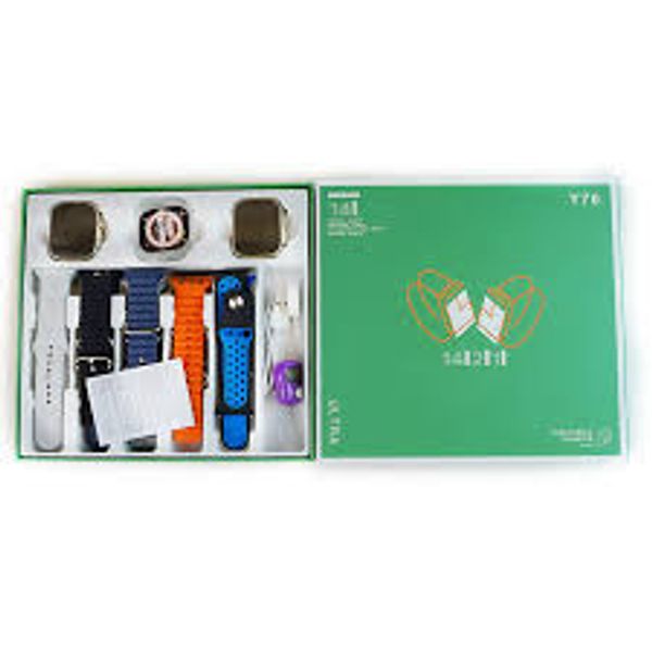 Y70 Ultra Couple Smartwatch With 13 Straps + Digital Tazbi