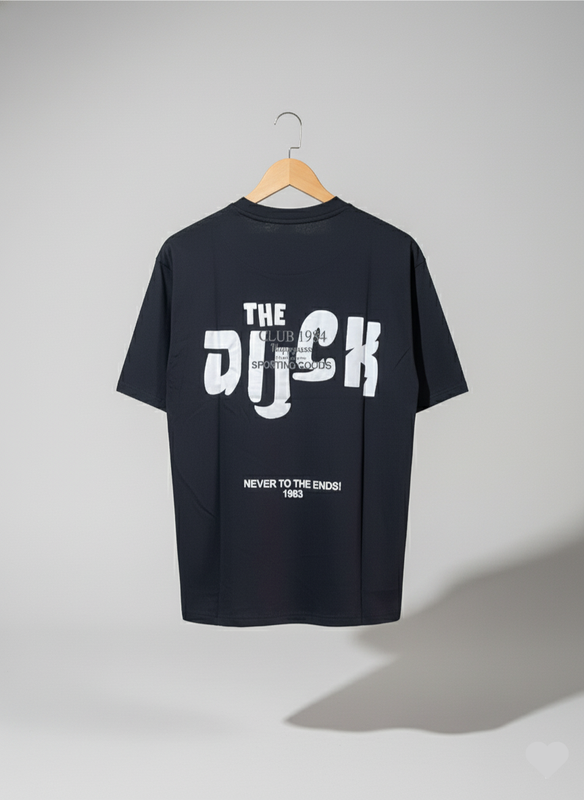 The Jack" Graphic Street Tee – Midnight Black