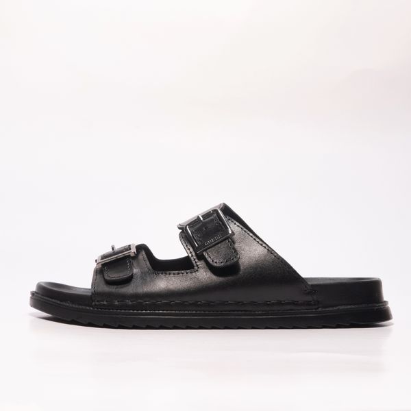 Elano Premium Leather Sandal(Black)